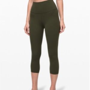 Army Green Lululemon Leggings